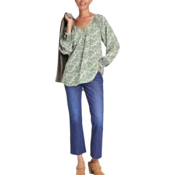 Women's Long Sleeve V-Neck Tunic Top | Knox Rose™ | Medium - Picture 11 of 11